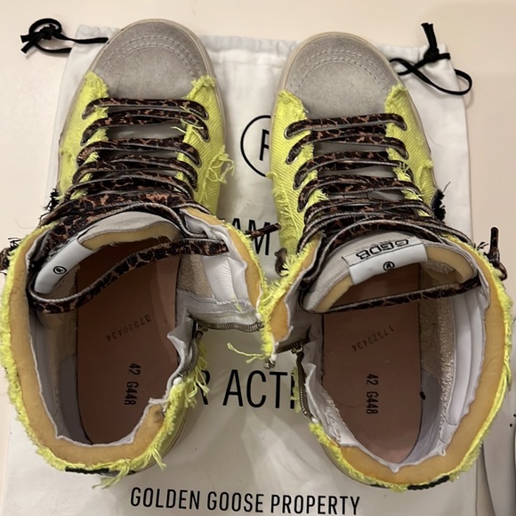 Men’s Golden Goose SkateBoard Slide Sneaker, Size 42, Better than New - Picture 7 of 8